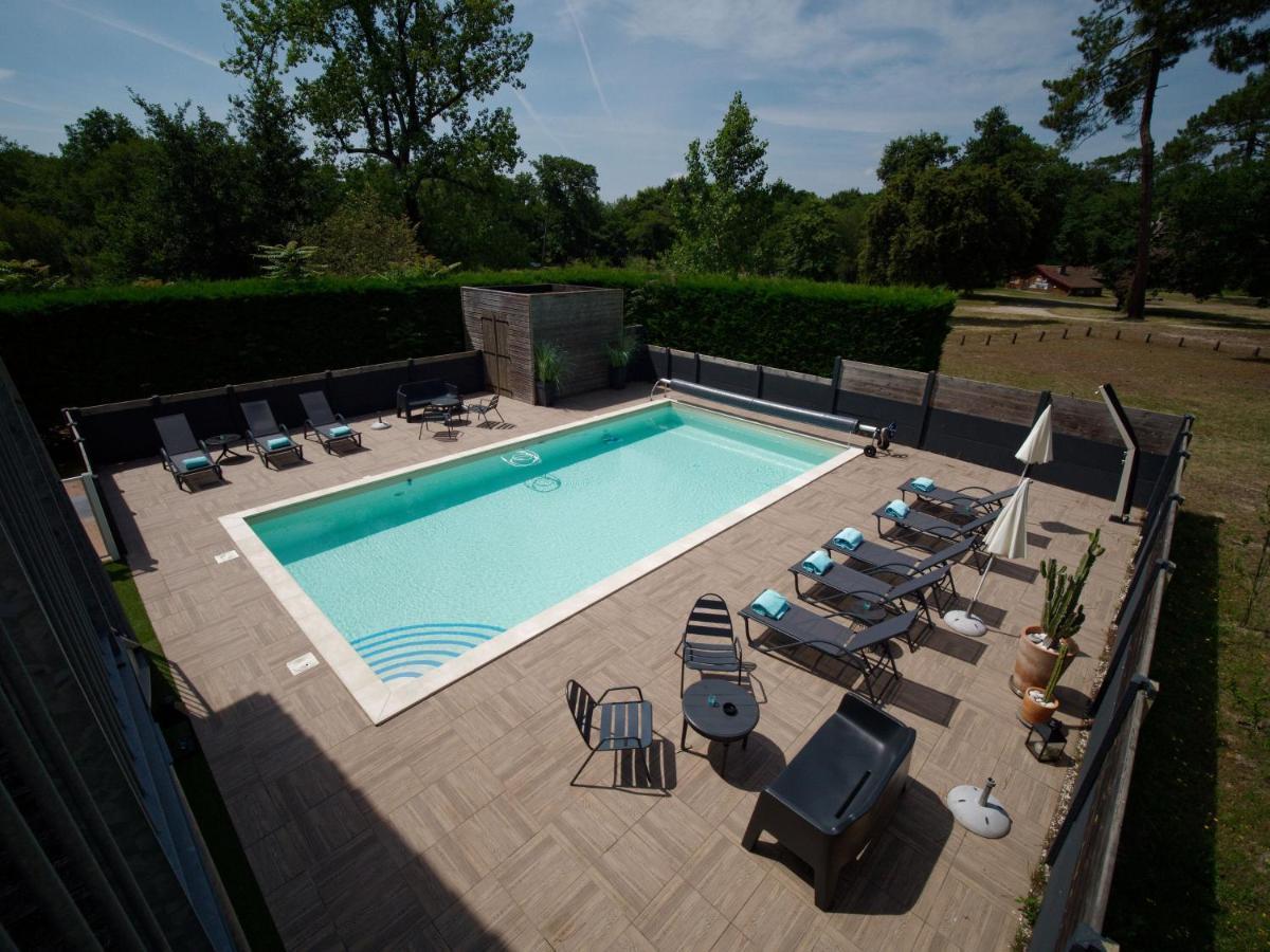 Hotel Au Bon Coin Du Lac Mimizan-Plage Kültér fotó